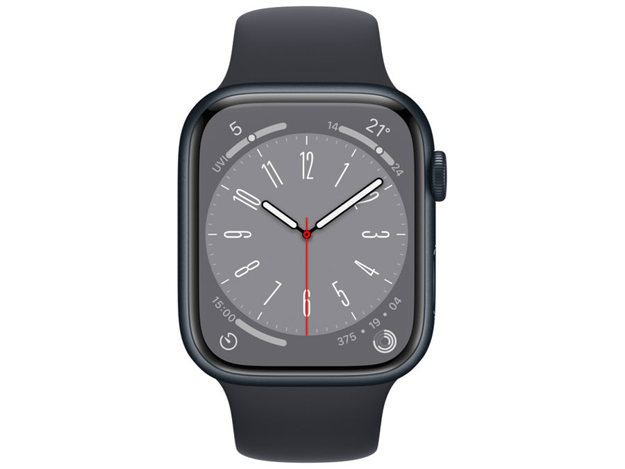 Apple Watch Series 8 GPS���f�� 45mm MNP13J/A [�~�b�h�i�C�g�X�|�[�c�o���h]