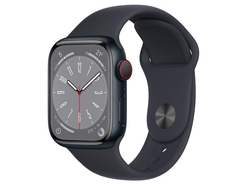 Apple Watch - APPLE WATCH8 41mm 保証2024年3月まで有り Apple Watch SE GPS + Cellular (2024) 44mm Midnight Aluminum