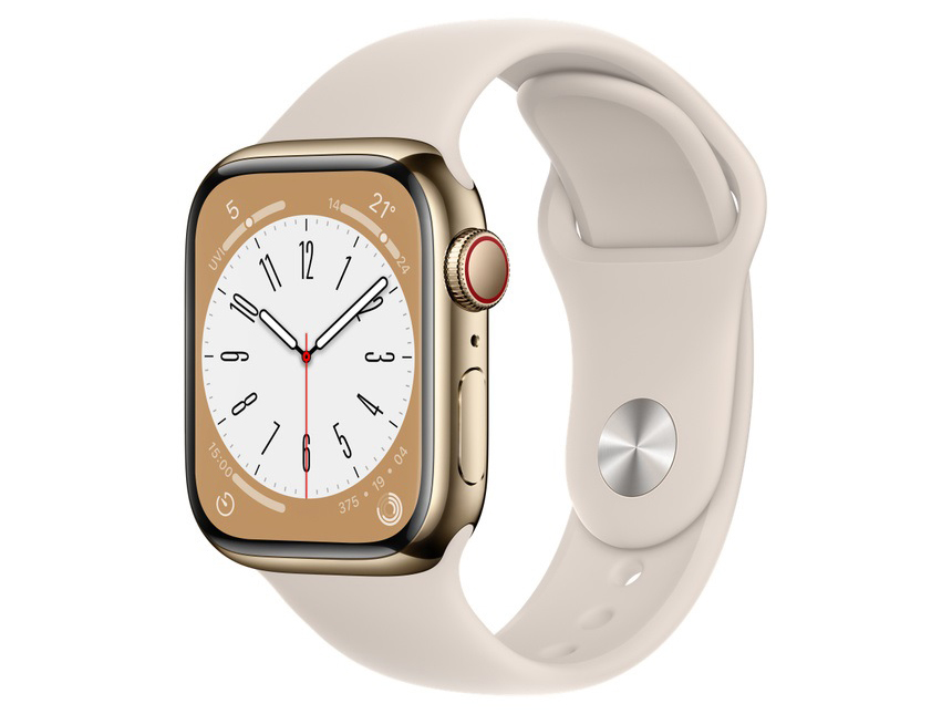 Apple Apple Watch Series 8 GPS+Cellularモデル 41mm MNJC3J/A  [ゴールドステンレススチールケース/スターライトスポーツバンド] 価格比較 - 価格.com