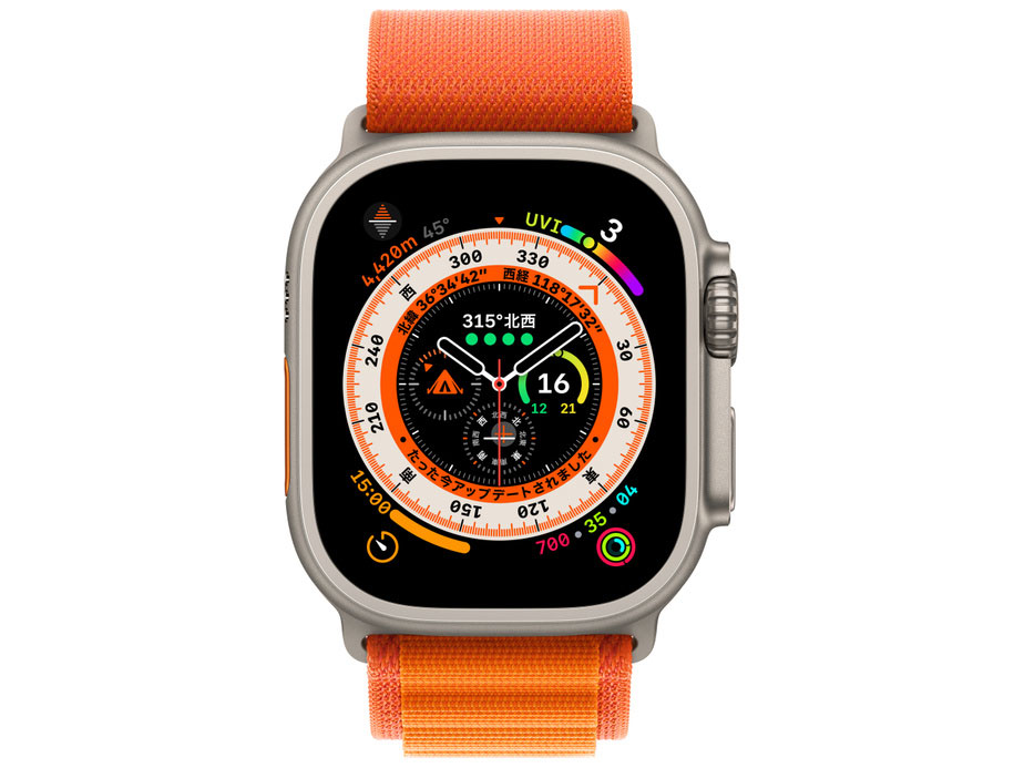 Apple Watch Ultra GPS+Cellular���f�� 49mm MNHH3J/A [�I�����W�A���p�C�����[�v S]