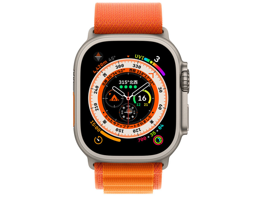 Apple Watch Ultra GPS+Cellular���f�� 49mm MQFL3J/A [�I�����W�A���p�C�����[�v M]