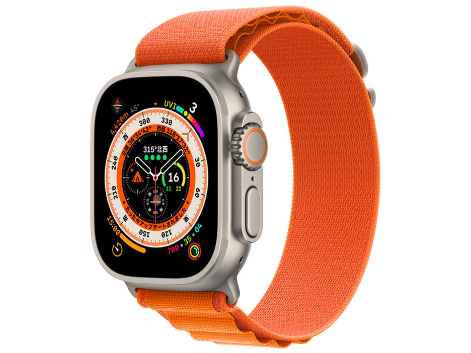 Apple Watch Ultra GPS+Cellularモデル 49mm アルパインループ M