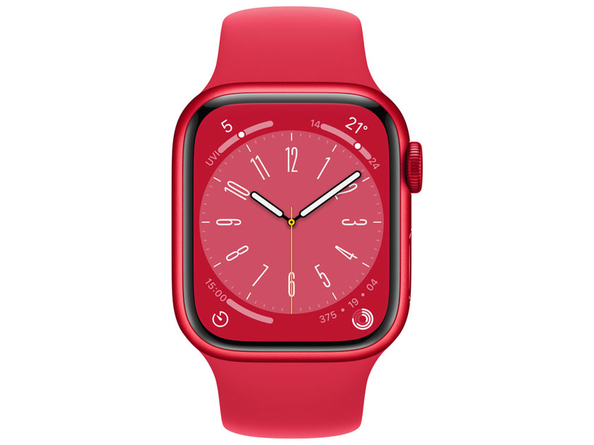 Apple Watch Series 8 GPS���f�� 41mm MNP73J/A [(PRODUCT)RED�X�|�[�c�o���h]