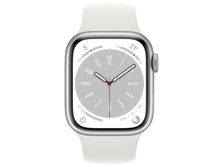 Apple Watch Series 8 GPS���f�� 41mm MP6K3J/A [�V���o�[/�z���C�g�X�|�[�c�o���h]