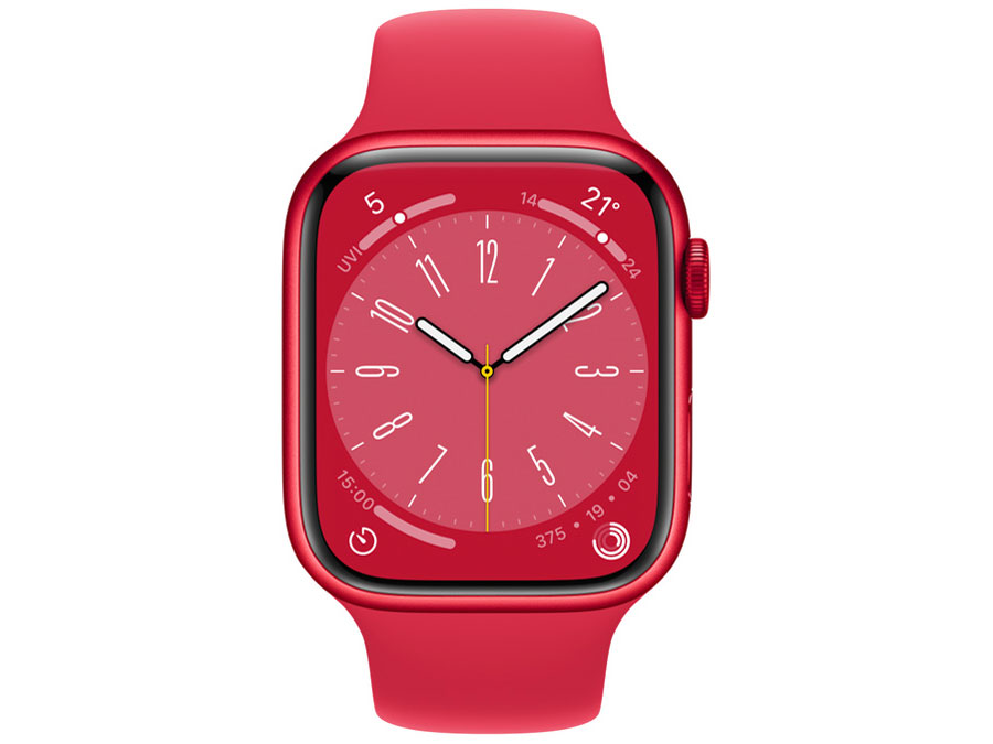 Apple Watch Series 8 GPS���f�� 45mm MNP43J/A [(PRODUCT)RED�X�|�[�c�o���h]