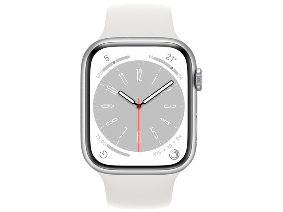 Apple Watch Series 8 GPS+Cellular���f�� 45mm MP4J3J/A [�V���o�[/�z���C�g�X�|�[�c�o���h]