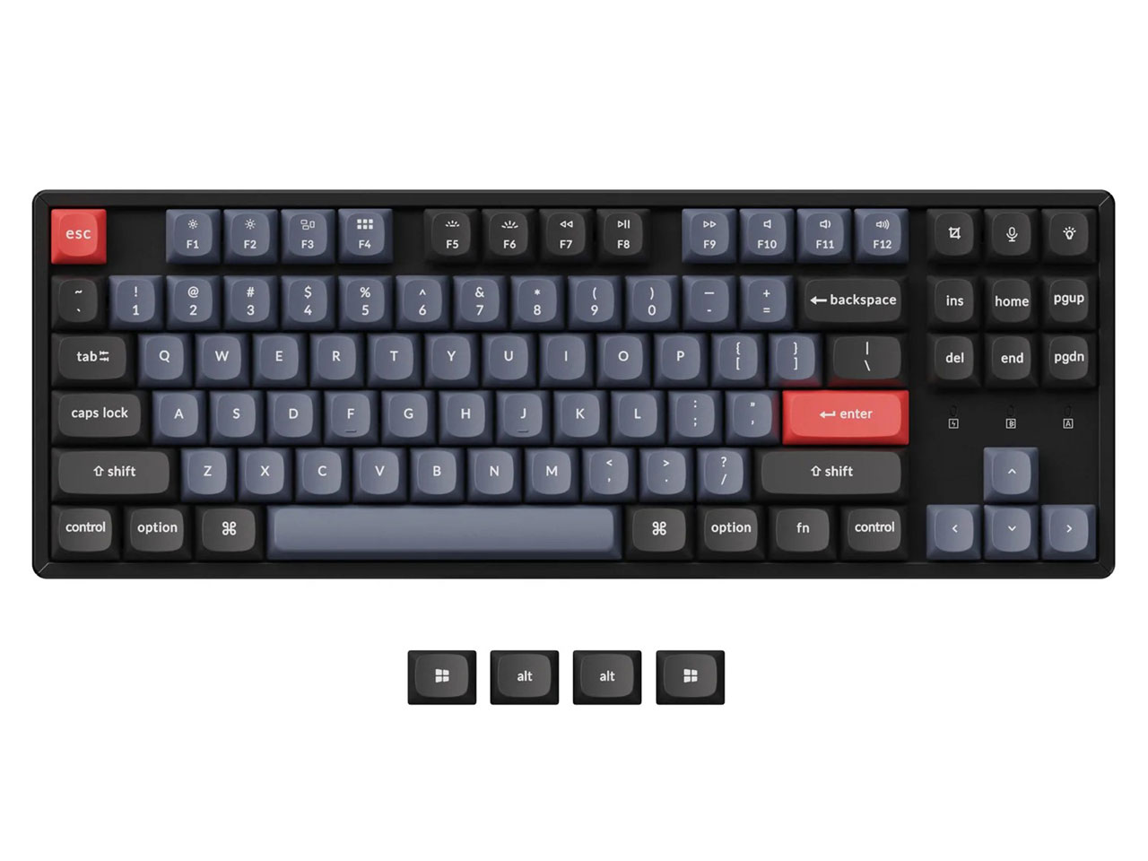 K8 Pro QMK/VIA Wireless Mechanical Keyboard �z�b�g�X���b�v���f�� RGB K8P-J2-US �� �̐��i�摜