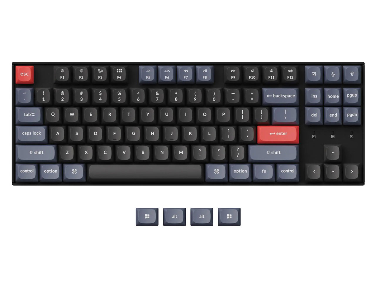 K8 Pro QMK/VIA Wireless Mechanical Keyboard �z�b�g�X���b�v���f�� White LED K8P-G3-US ���� �̐��i�摜