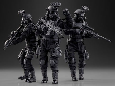 DH-S001 SCP���c�V���[�Y �@������Alpha-1 ���b�h�E���C�g�E�n���h 1/12�X�P�[�����t�B�M���A