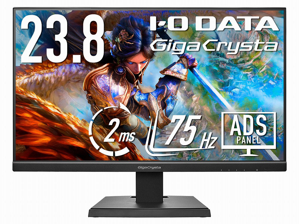 GigaCrysta EX-LDGC241SDB [23.8�C���` �u���b�N] �̐��i�摜