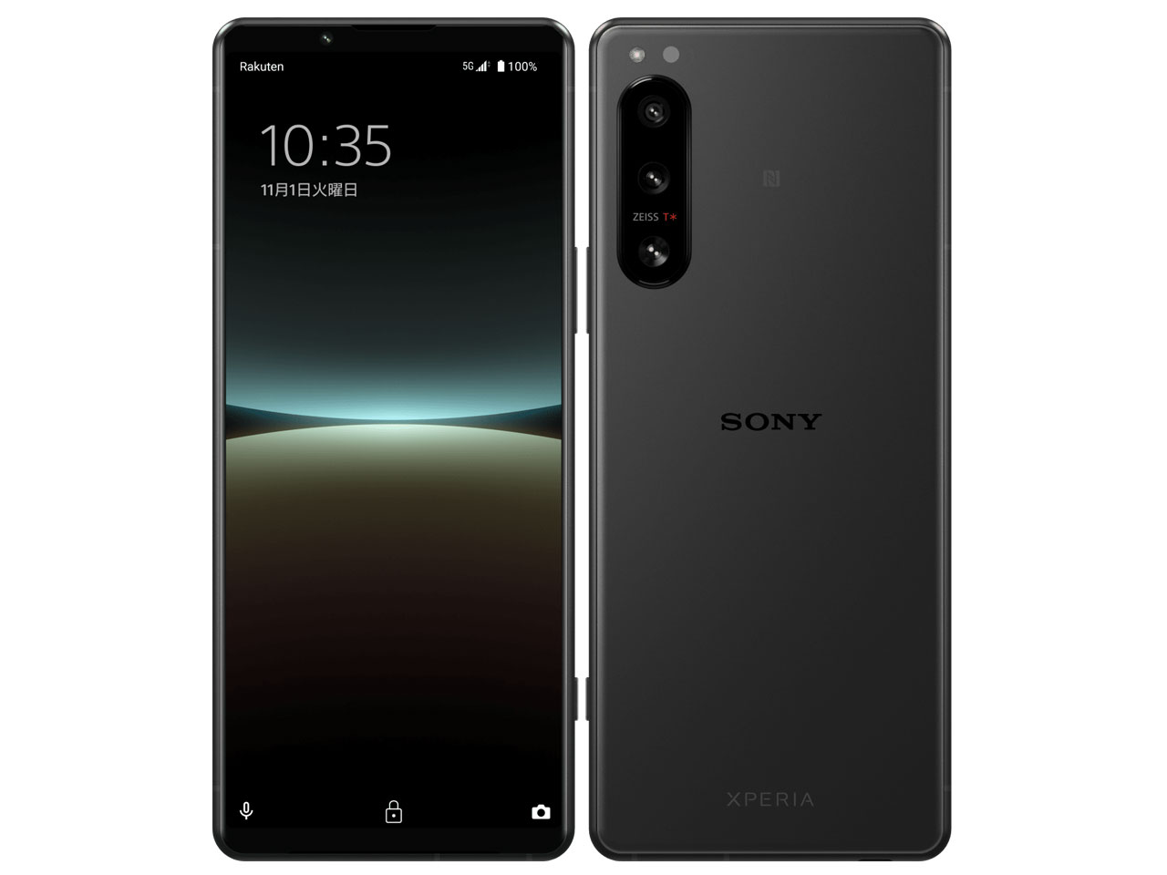 Xperia 5 IV �y�V���o�C�� [�u���b�N] �̐��i�摜
