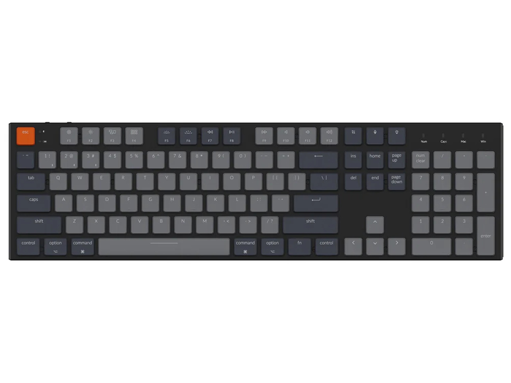K5 Wireless Mechanical Keyboard White LED K5-A1-US �Ԏ� [Black] �̐��i�摜