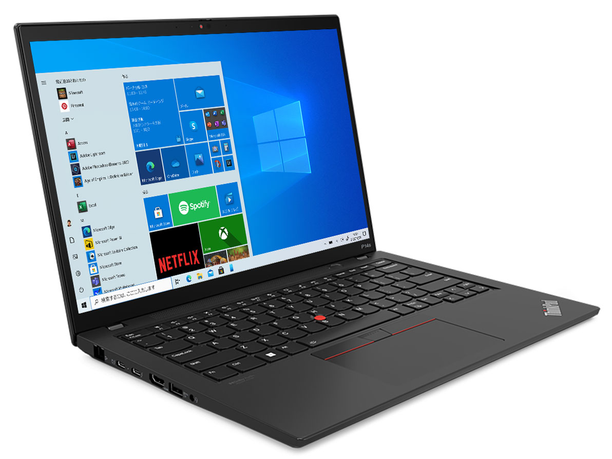 ThinkPad P14s Gen 3 Windows 10 Pro�ECore i7 1260P�E16GB�������[�E512GB SSD�ENVIDIA T550�E14�^WUXGA�t������ 21ALS05S00 �̐��i�摜