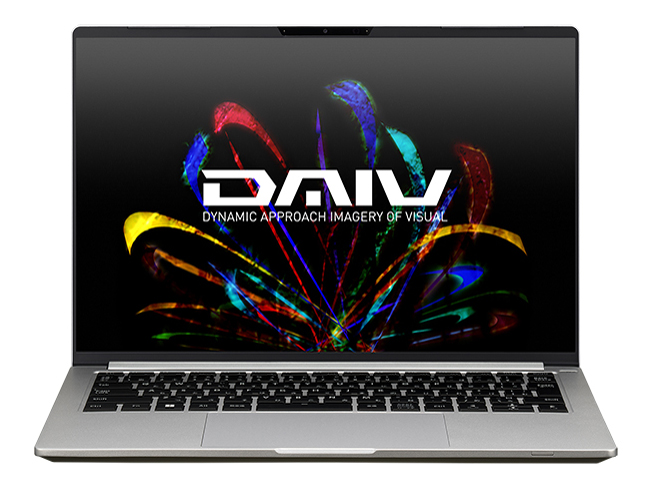 DAIV 4P-M32-KK ���i.com���� Core i7 1260P/32GB������/1TB NVMe SSD/14�^WUXGA�t�����ڃ��f�� #22094P-ADLASW11-H-KK �̐��i�摜