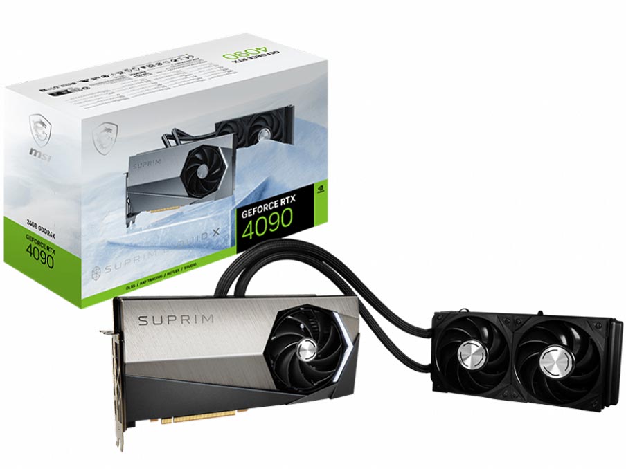 GeForce RTX 4090 SUPRIM LIQUID X 24G [PCIExp 24GB] �̐��i�摜
