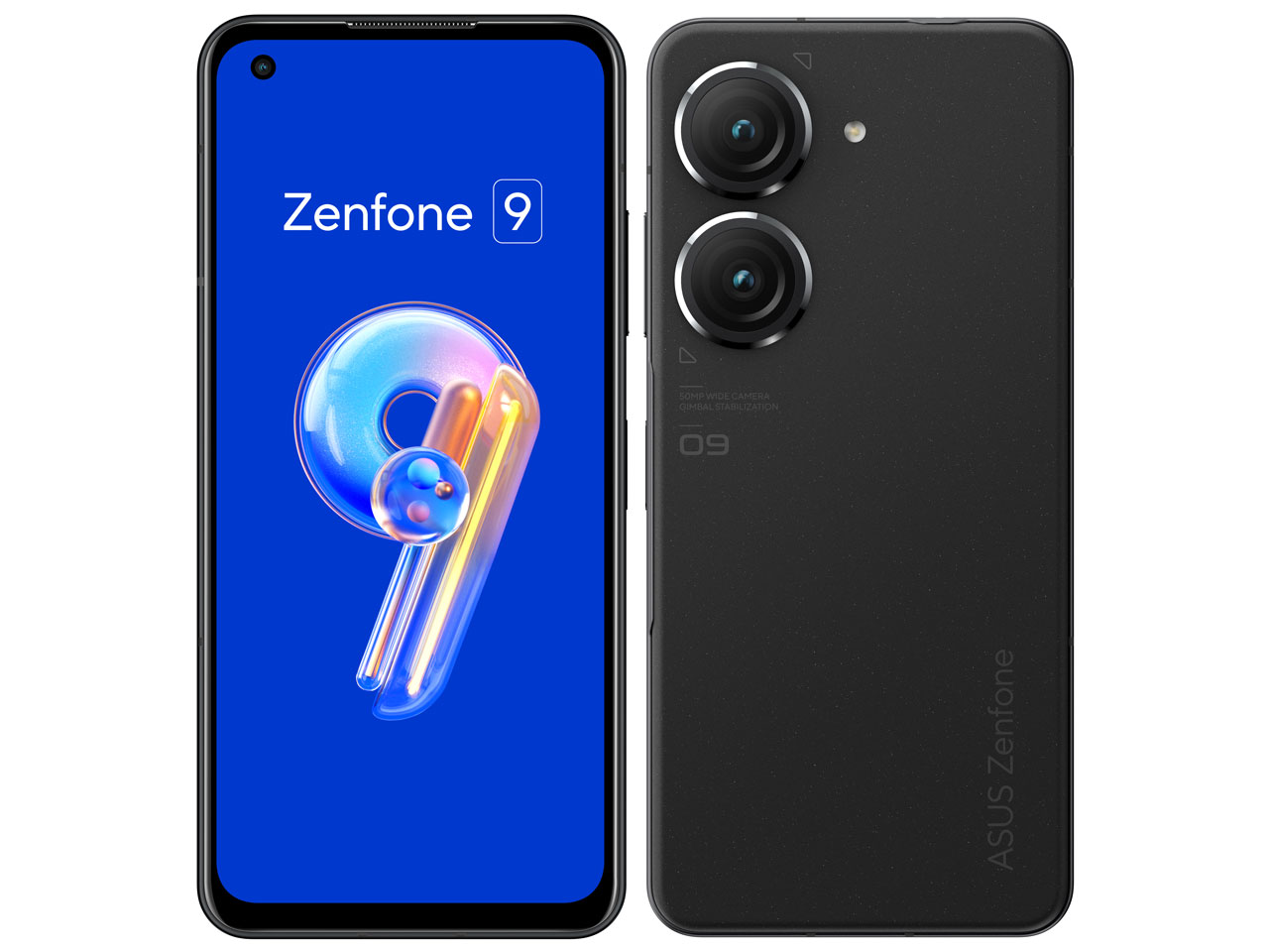 Zenfone 9 256GB (RAM 8GB���f��) SIM�t���[ [�~�b�h�i�C�g�u���b�N] �̐��i�摜