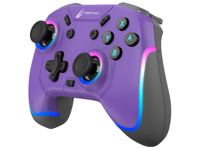 CYBER�E�Q�[�~���O�R���g���[���[ �~�j HG �����^�C�v(SWITCH�p) CY-NSOGCMWL-VI [俐F]