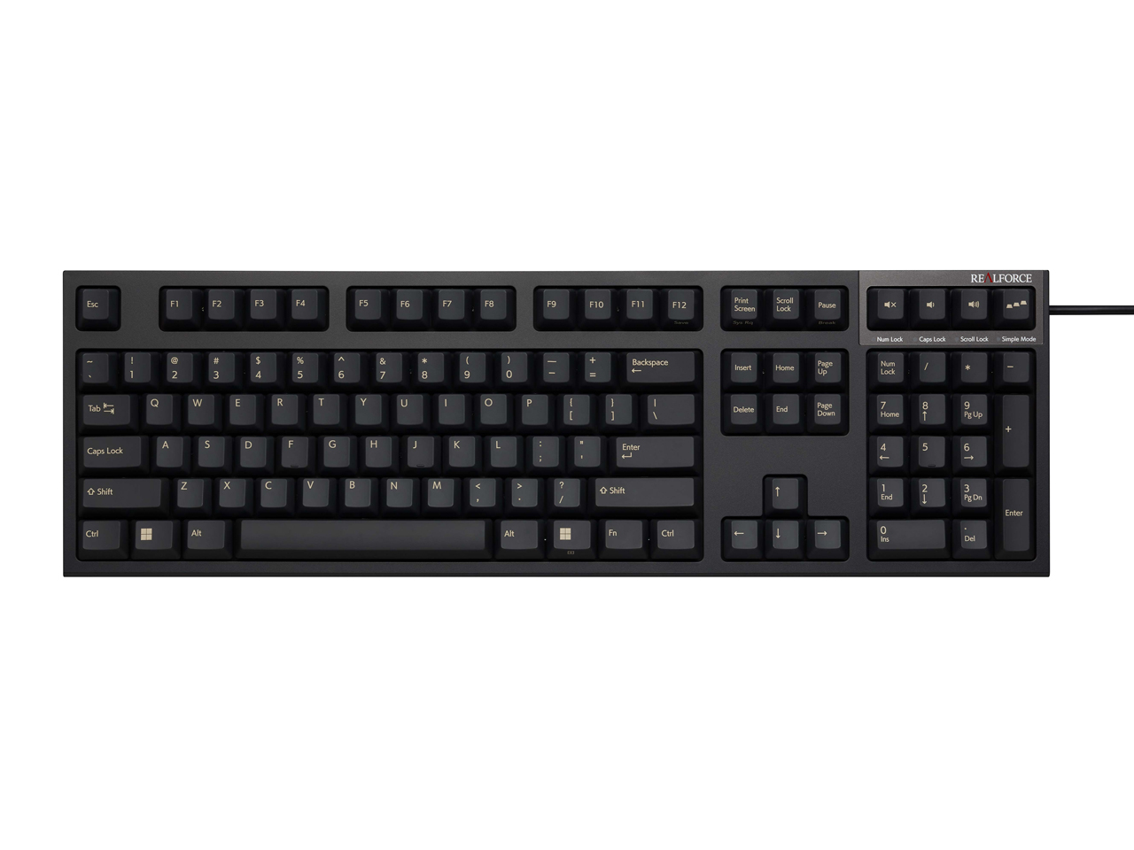 REALFORCE R3S R3SB13 [�u���b�N/�u���b�N] �̐��i�摜