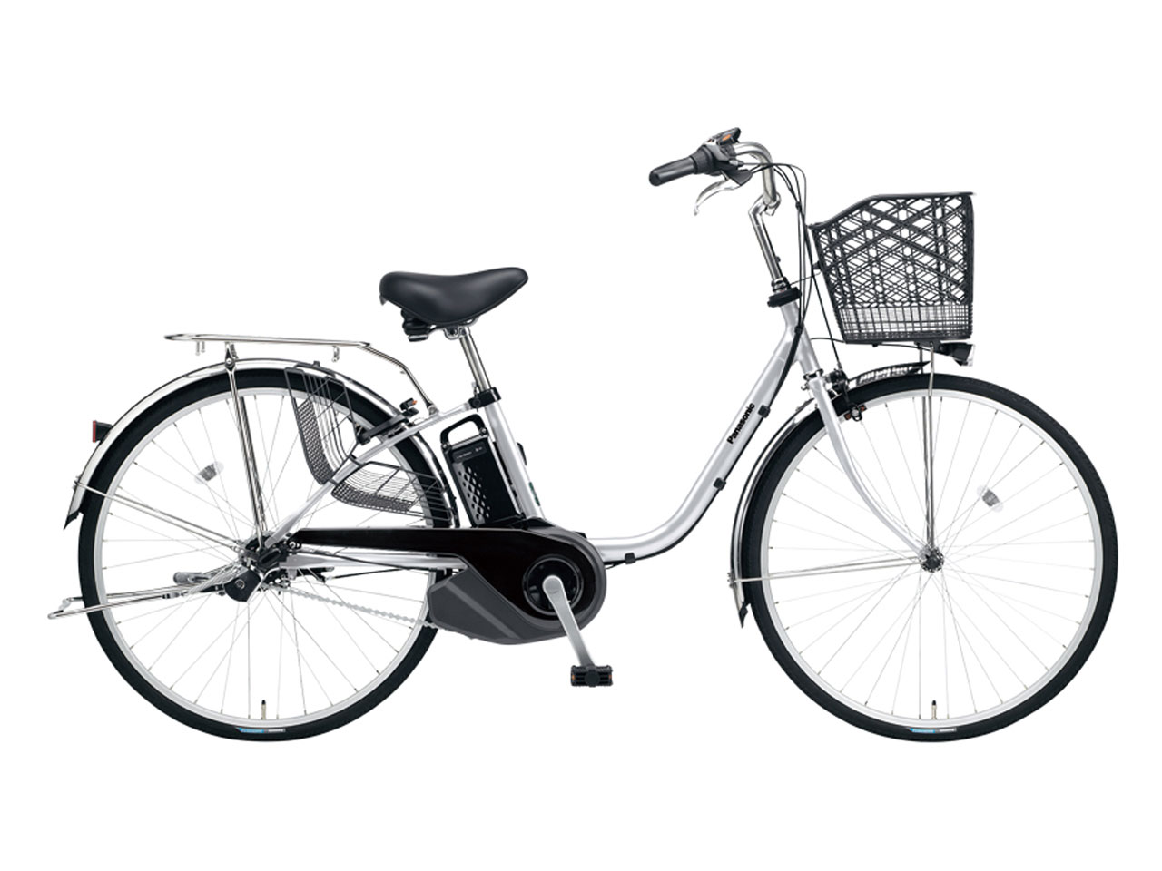 【横浜市手渡し限定】パナソニック電動アシスト自転車 26インチBE-FS631 パナソニック ビビ・SX BE-FS631-S [シャイニーシルバー] + 専用