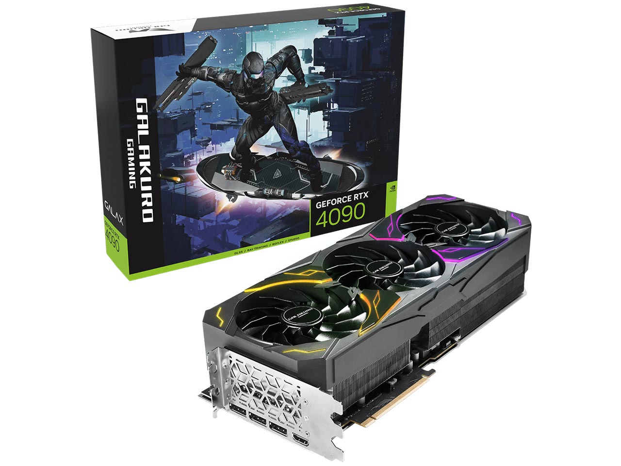 GALAKURO GAMING GG-RTX4090-E24GB/OC/TP [PCIExp 24GB] �̐��i�摜