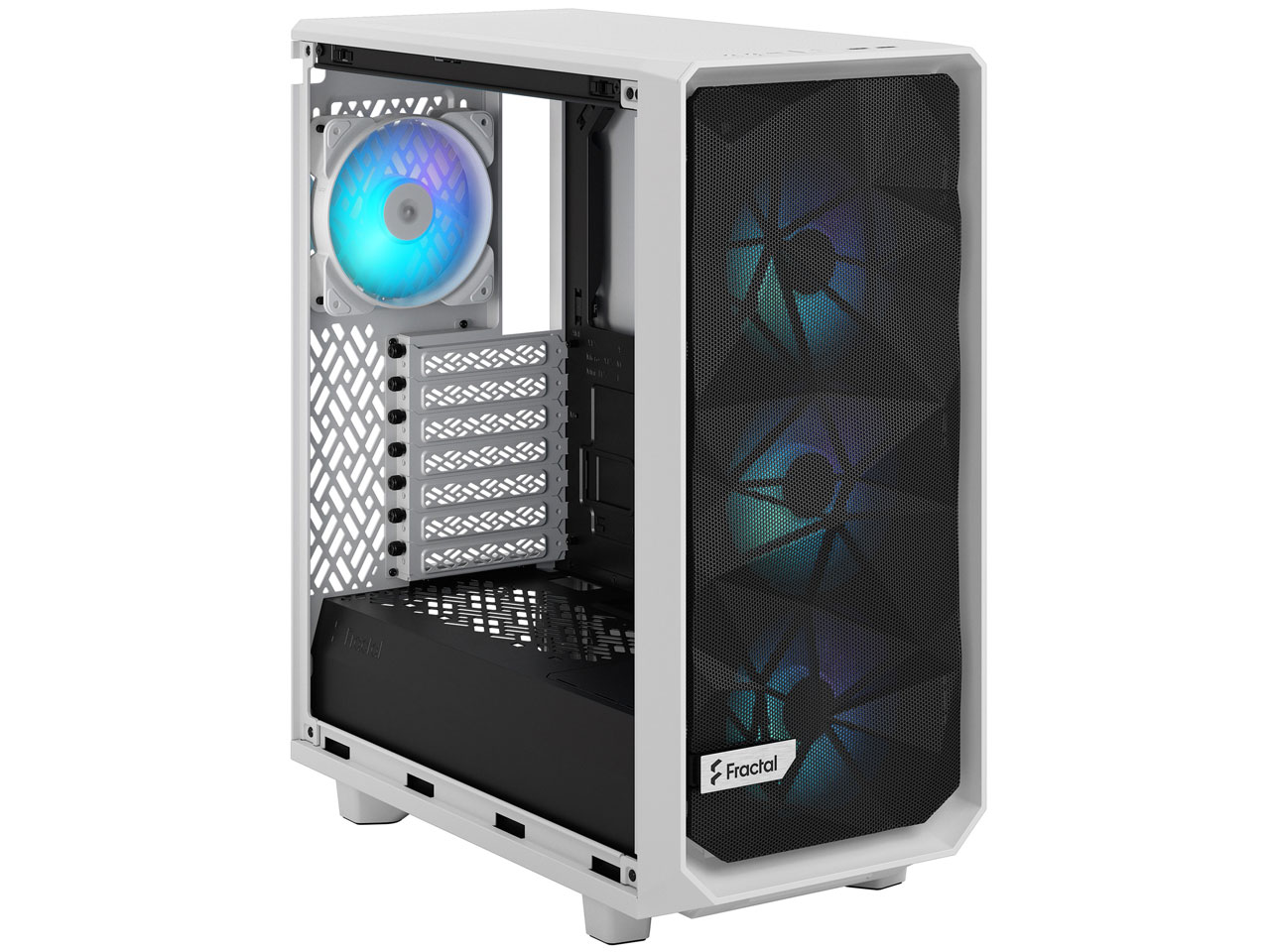 Meshify 2 Compact RGB TG FD-C-MES2C-08 [�z���C�g/�N���A]