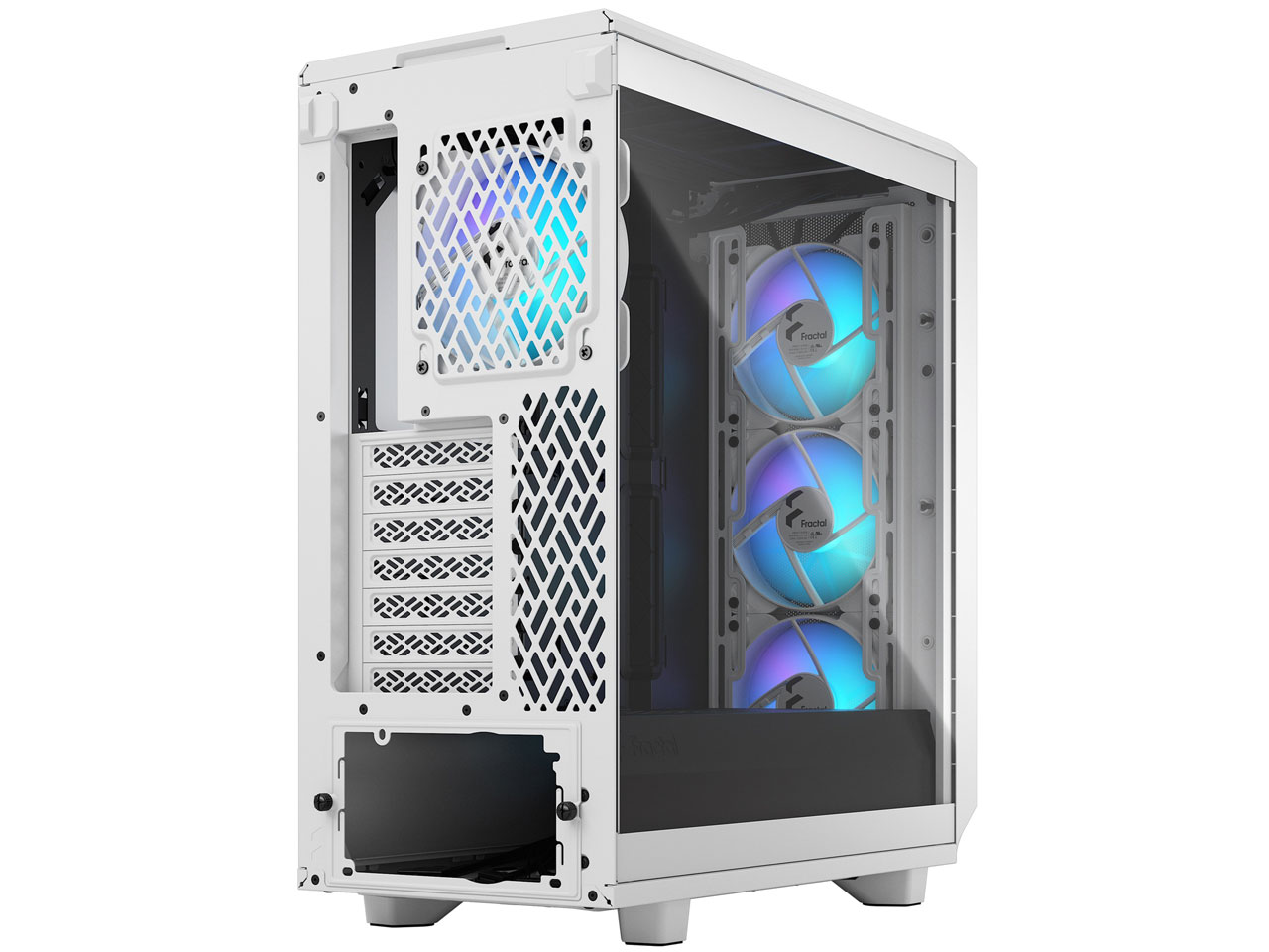 Meshify 2 Compact RGB TG FD-C-MES2C-08 [�z���C�g/�N���A]