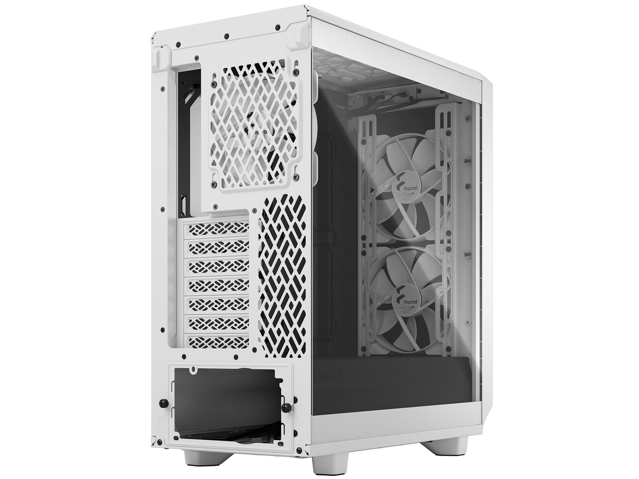 Meshify 2 Compact Lite TG FD-C-MEL2C-04 [�z���C�g/�N���A]