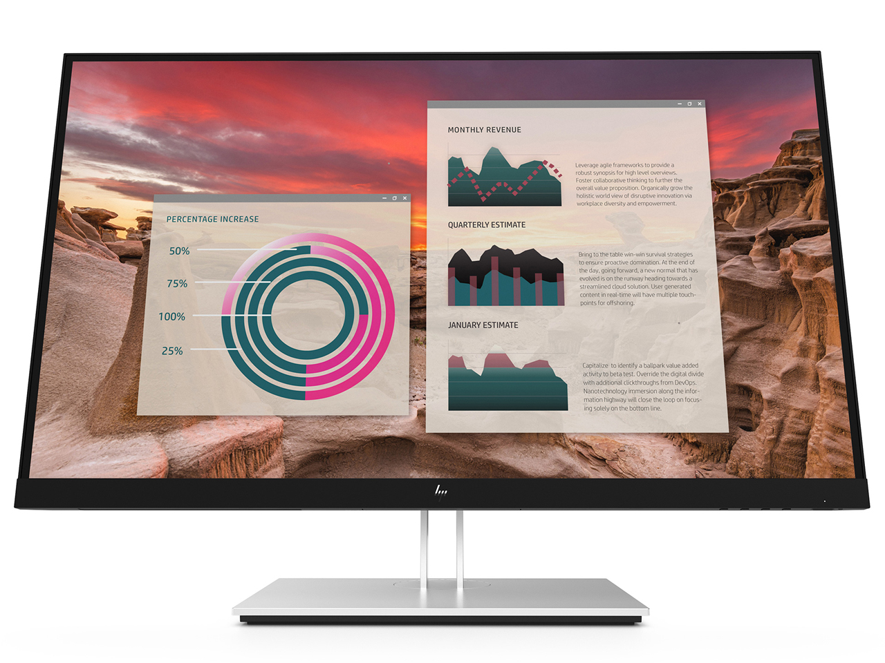 HP E27u G4 QHD USB-C ���j�^�[ [27�C���`] �̐��i�摜