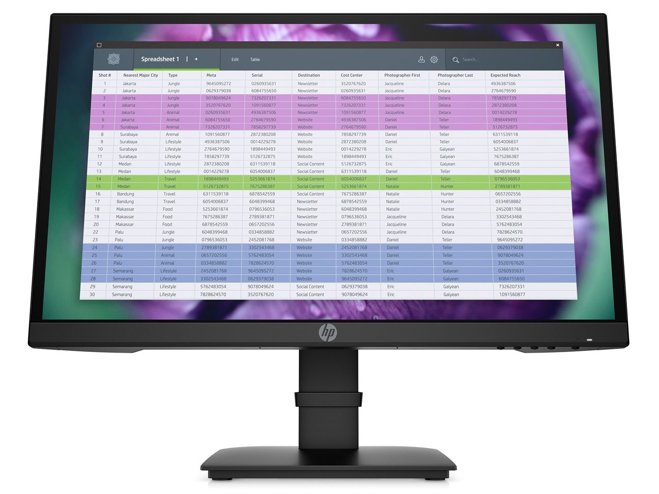 HP P22 ���C�hIPS���j�^�[ [21.5�C���` �u���b�N] �̐��i�摜