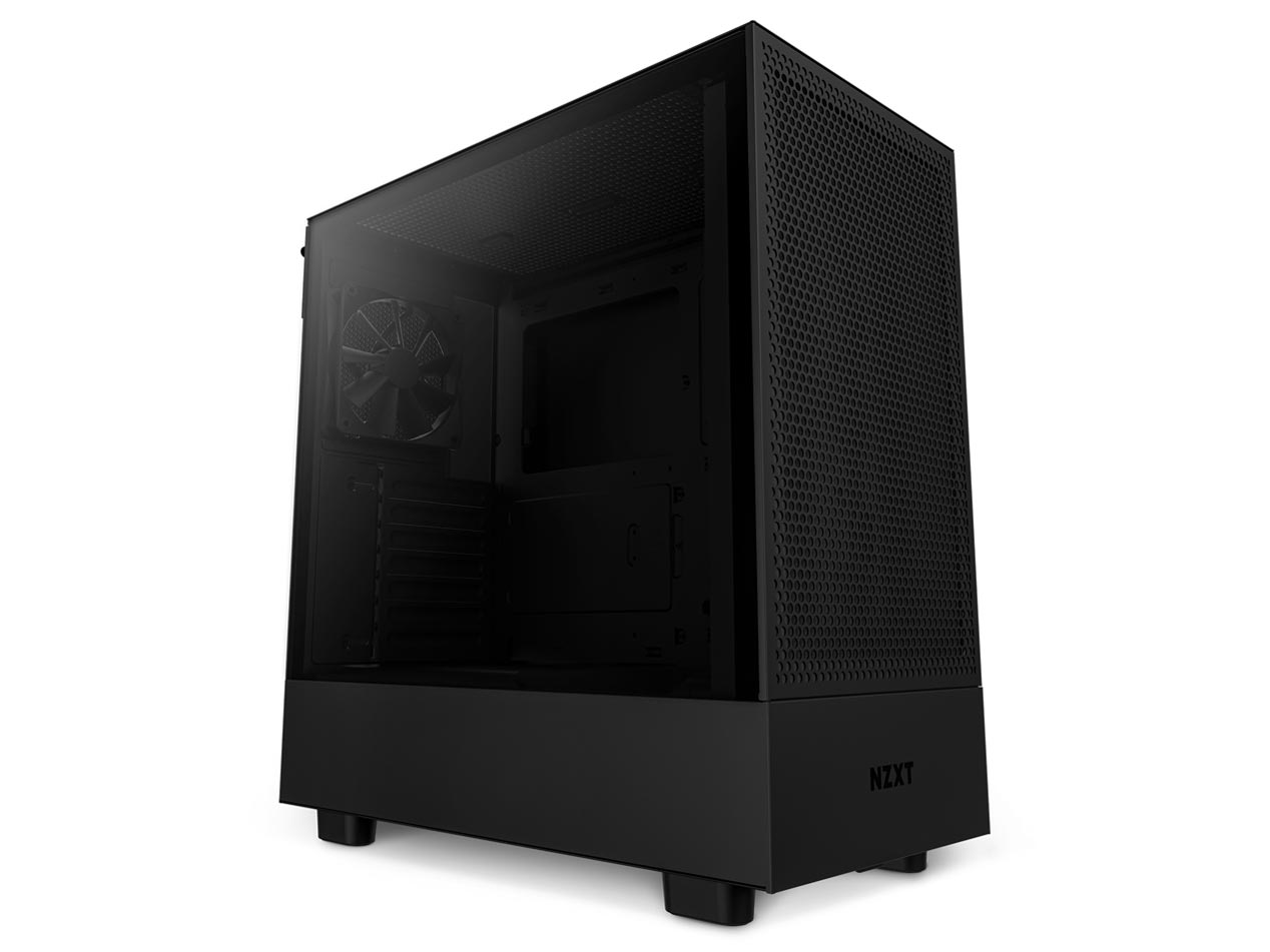 PCケース NZXT H5 FLOW 黒 (CC-H51FB-01) NZXT H5 Flow CC-H51FB-01 [ブラック] 価格比較 - 価格.com