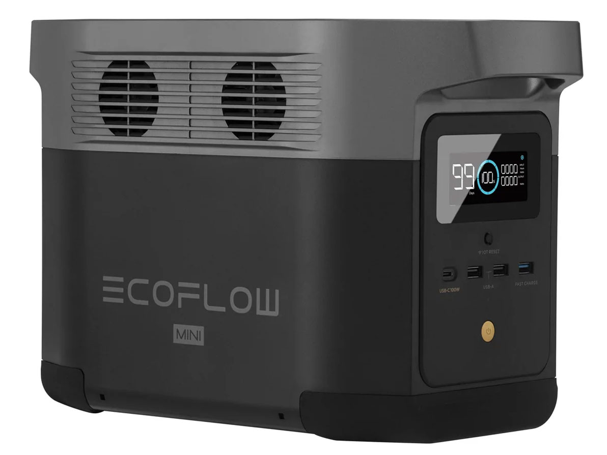 EcoFlow DELTA mini+160W�\�[���[�p�l���Z�b�g �̐��i�摜
