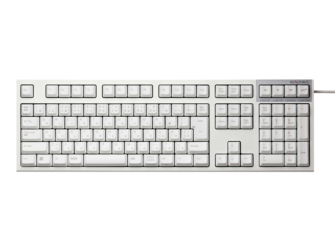 REALFORCE R3S R3SA21 [�X�[�p�[�z���C�g/�X�[�p�[�z���C�g] �̐��i�摜