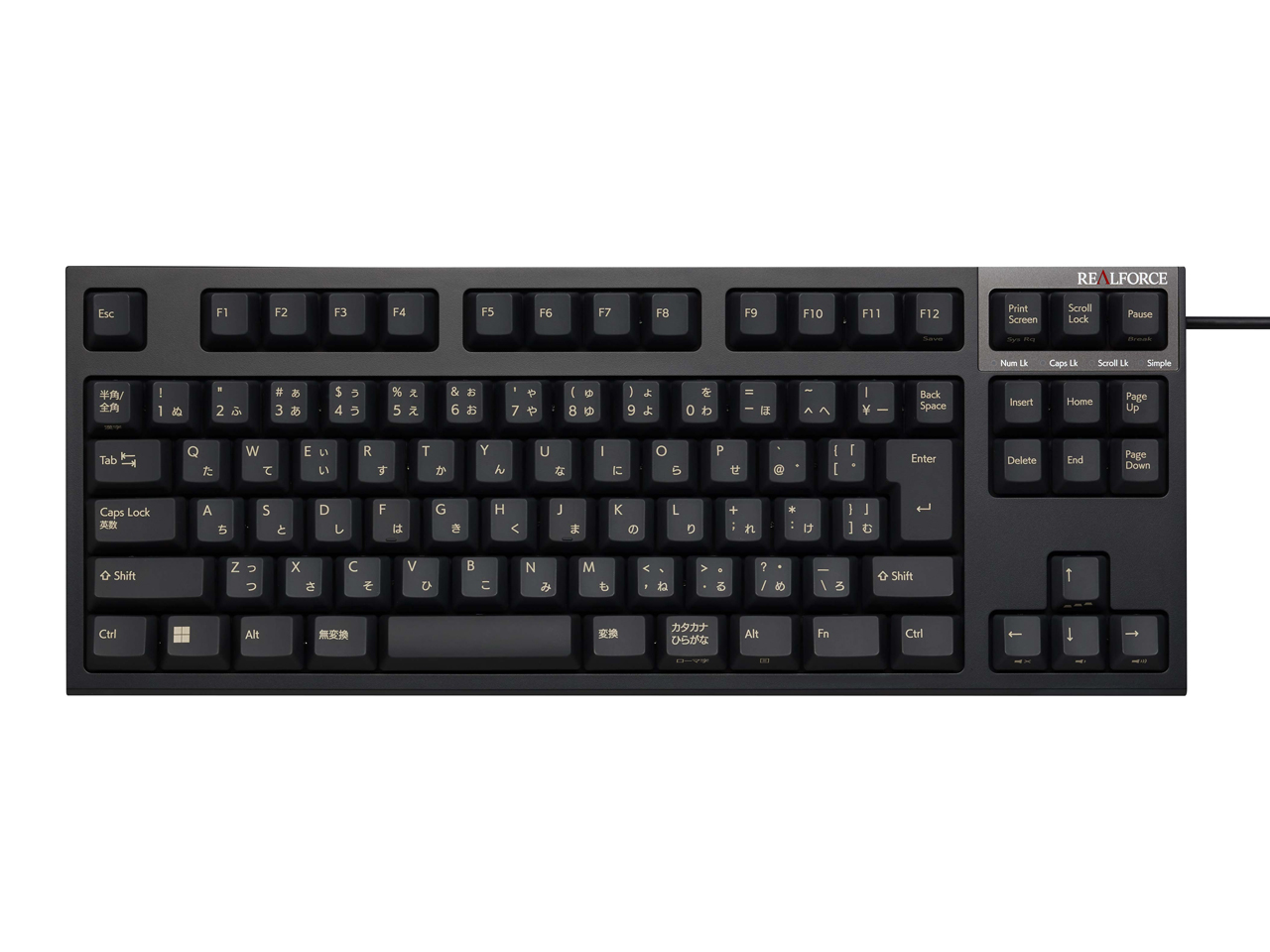 REALFORCE R3S R3SC12 [�u���b�N/�u���b�N] �̐��i�摜