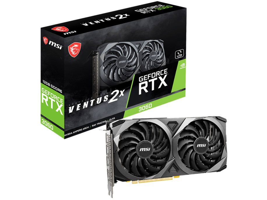 GeForce RTX 3060 VENTUS 2X 12G [PCIExp 12GB] �̐��i�摜