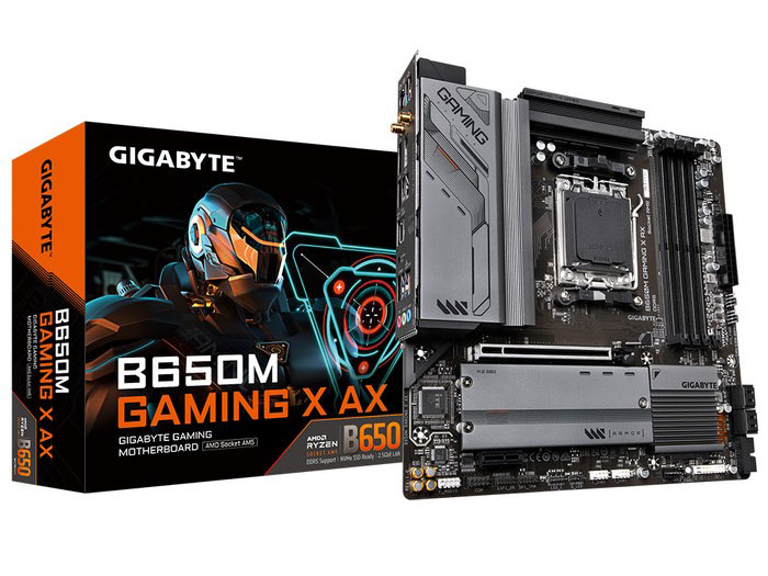 B650M GAMING X AX (B650 AM5 MicroATX) �h�X�p�����胂�f��