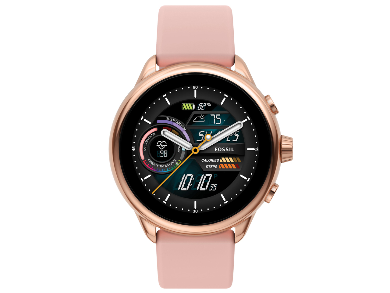 レディース腕時計スマートウォッチ フォッシル FTW4069 新品 GEN6 Amazon.com: Fossil Women's Gen 6 42mm Stainless Steel