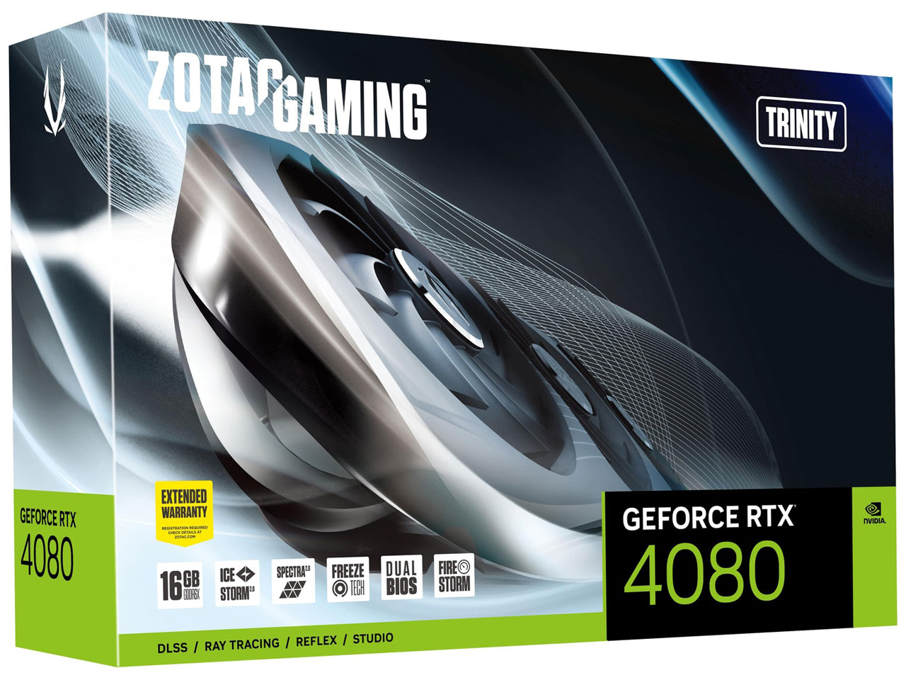 ZOTAC GAMING GeForce RTX 4080 16GB Trinity ZT-D40810D-10P [PCIExp 16GB]