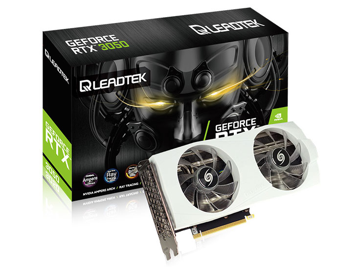 WinFast RTX 3050 HURRICANE WHITE EDITION 8G [PCIExp 8GB] �̐��i�摜