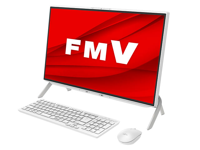 FMV ESPRIMO FH�V���[�Y WF1/G3 KC_WF1G3_A042 Core i7�E16GB�������ESSD 512GB+HDD 1TB�EBlu-ray���ڃ��f�� [�z���C�g] �̐��i�摜