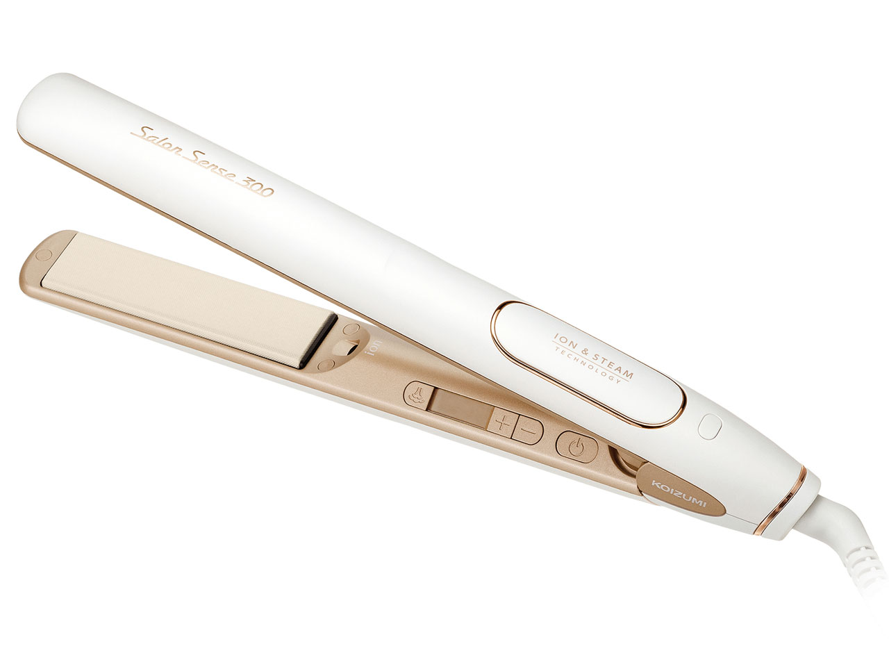 Hair Iron Salon Sense 300 KHS-8750/W [White] (Koizumi Seiki