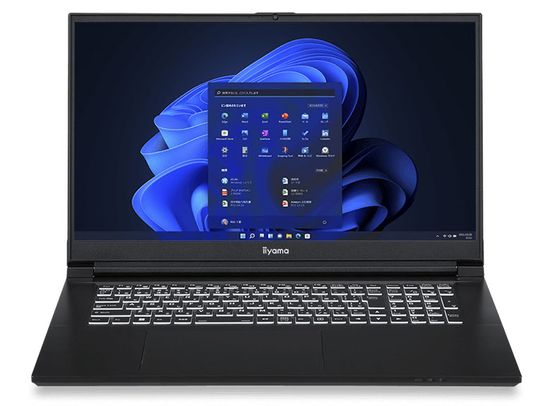 LEVEL-17FX162-i7-RAPX-K ���i.com���胂�f�� Core i7 12700H/16GB������/1TB M.2 SSD/RTX 3060/17�C���` �t��HD �̐��i�摜