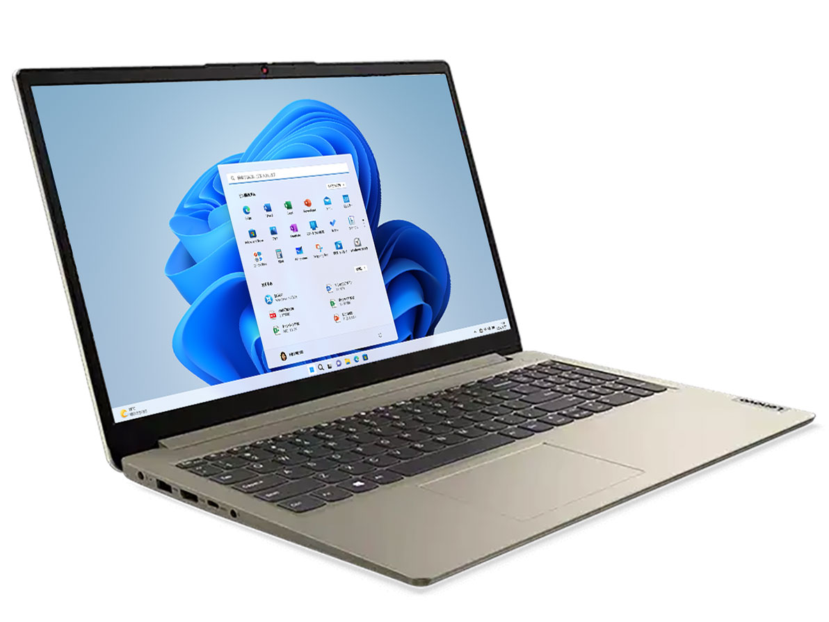 IdeaPad Slim 170 AMD Ryzen 3 7320U�E8GB�������[�E256GB SSD�E15.6�^�t��HD�t������ 82VG0027JP [�T���h]
