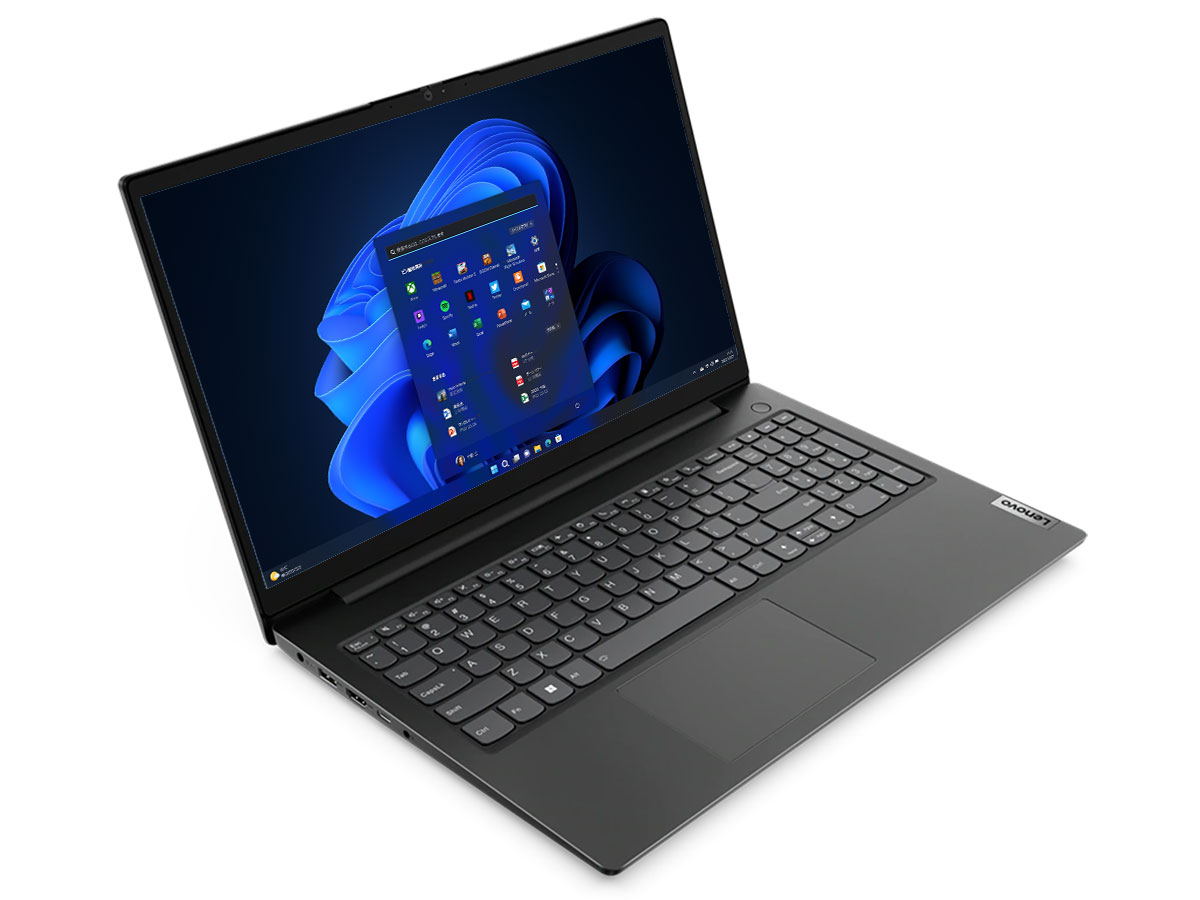 Lenovo V15 Gen 3 AMD Windows 11 Pro�ERyzen 5 5625U�E8GB�������[�E256GB SSD�E15.6�^�t��HD�t������ 82TV0008JP [�u���b�N]