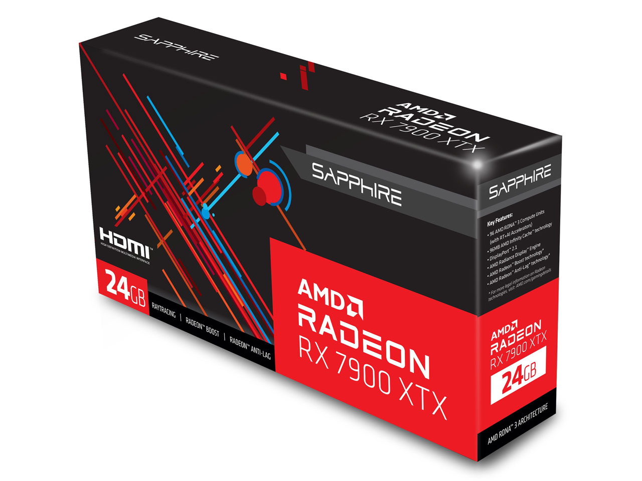SAPPHIRE AMD RADEON RX 7900 XTX 24GB GDDR6 [PCIExp 24GB]