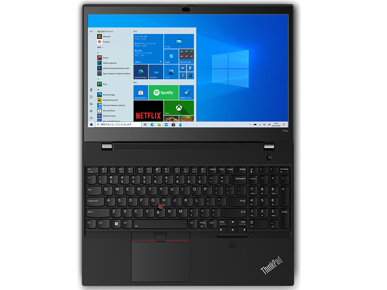 ThinkPad P15v Gen 3 Windows 10 Pro�ECore i7 12700H�E16GB�������[�E512GB SSD�ENVIDIA T600�E15.6�^�t��HD�t������ 21D9S03M00 [�u���b�N]