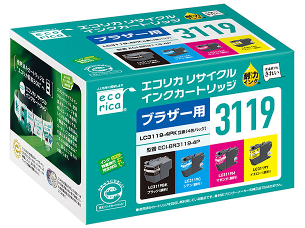 ECI-BR3119-4P [�u���U�[�p LC3119-4PK 4�F�p�b�N] �̐��i�摜