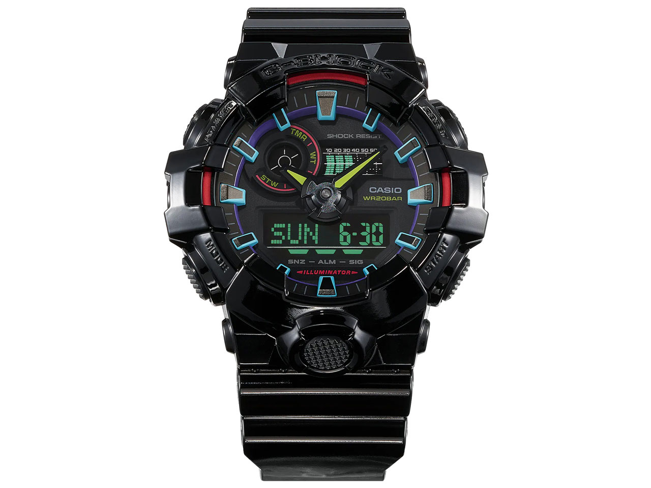 G-SHOCK Virtual Rainbow�FGamer's RGB�V���[�Y GA-700RGB-1AJF
