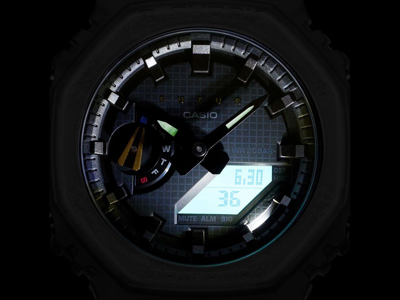 G-SHOCK FUTUR �R���{���[�V�������f�� GA-2100FT-8AJR