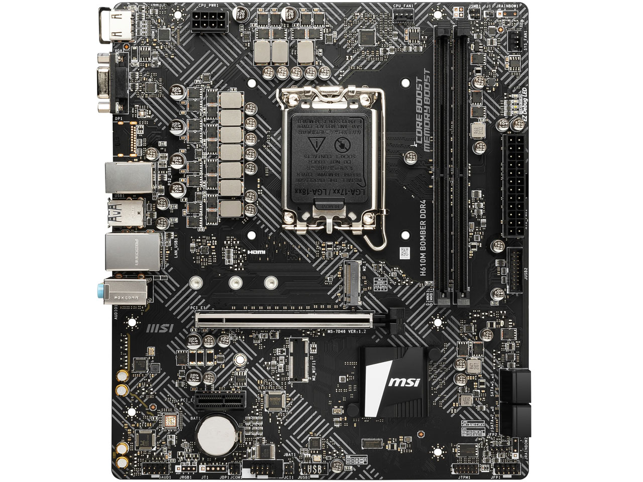 H610M BOMBER DDR4 �̐��i�摜