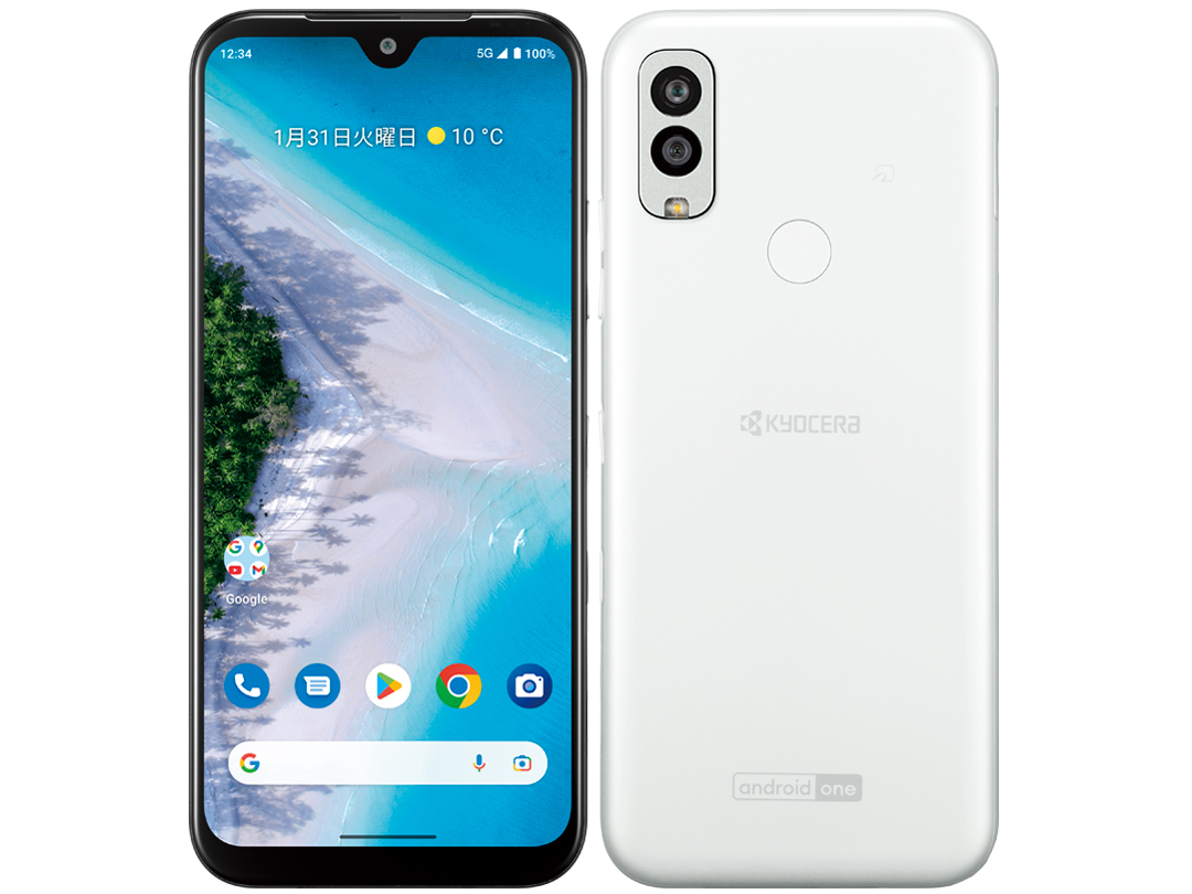 Android One S10 ���C���o�C�� [�z���C�g] �̐��i�摜